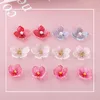 Beads Handmade fashion color acrylic beads 40pcs/lot flowers shape diy jewelry earring/garment accessory