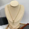 Luksusowy projektant biżuterii Naszyjniki Weddne przyjęcie Ysltiy Jewelry Briay Marka Prosta modna litera y kobiety ozdoby złoty naszyjnik ay2h