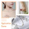 Crystal 10 Strands Natural Cultured Freshwater Pearl Beads Rice Shape Loose Beads For Women DIY Necklace Bracelet Jewelry Making