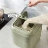 Opslagflessen thuis voedselcontainer 10 kg rijst vaten afgedichte graan dispenser tank graan doos keukencontainers