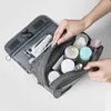 Bolsas de cosméticos Estuches Bolsas de maquillaje de viaje de alta calidad Mujeres Bolsa de cosméticos a prueba de agua Organizador de artículos de tocador Bolsa de almacenamiento de separación seca y húmeda colgante