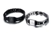 Armbänder neueste schwarze Titan -Freimaurer -Armbänder Kohlefaser Eingelegtes Freimaurer Freimaurer Armreifen Armband Armband Männer Geschenk Schmuck 3PCS