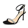 Sandals Shoes Women Slippers High Heels Womens Black Heel Summer Fashion Sandales Femmes 230417