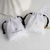 Display White Silk Stain Gift Bags Higher Quality Sew Jewelry Sack 7x9cm 9x12cm 10x15cm(4"x 6") Makeup Drawstring Pouches