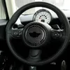 Steering Wheel Covers Carbon Fiber Stickers Cover Trim For MINI Cooper S JCWR55 R56 R57 R58 R59 R60 R61 2007-2013