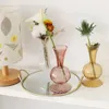 Vases Vase De Fleur Pour La Décoration De Table Salon Décoratif De Table Terrarium Conteneurs En Verre De Bureau Nordique