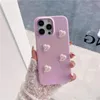 Роскошная любовь сердце Vogue Chace для iPhone 14 13 12 11 Pro Max долговечный тонкий полный защитный мягкий бампер Цвет Кожаная крышка Shockper Shockpereper