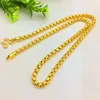 Chains FASHION 14K GOLD NECKLACE FOR MEN'S WEDDING ENGAGEMENT JEWELRY 6MM THICK YELLOW CHAIN ANNIVERSARY GIFTS