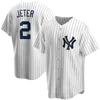 2023 Baseballtröjor man bär 2 Derek Jeter 99 Aaron Judge Yankees 55 Carlos Rodon Gerrit Cole Josh Donaldson Giancarlo Stanton Aaron Hicks Juan Soto