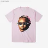 Men's T-Shirts Cotton Unisex T Shirt Women Men Tee Young Thug Thugger Graphic T-shirt African Descent Rapper Style Hip Hop Tshirt Vintage Tops y5