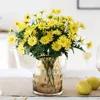 Dekoracyjne kwiaty sztuczne wiosenne stokrotki ślubne bukiet świąteczny wieniec wazon DIY Decor Home Akcesoria wyposażenia wewnętrznego