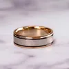 Ringe 18K Roségold Prinzessin Echtdiamant Ring für Frauen Anillos Mujer Bizuteria Edelstein Femme liebt Schmuckset Roségold Ringe