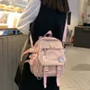 Mochilas escolares, Mochila pequeña para mujer, Mochila impermeable de nailon para niñas, bolso informal japonés para chicas jóvenes, Mini Mochila femenina 23519