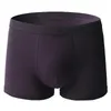 Underpants Men's Breathable Boxer Briefs (black Gray Dark Blue Purple) Comfortable Underwear High Waist Cotton