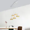 Kolye lambaları Led Restoran Chandelier 5 Modern Basit Yaratıcı Kişilik Akrilik Yemek Üreticileri Toptan