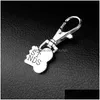 Pendant Necklaces Selling Bone Shape Friendship Pendants Keychain Necklace For Women Couple Sier Gold Plating Jewelry Set Fahion Hea Dh8Lc