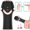 Juguetes para adultos 12 Frecuencia Auto Suck Juguetes para adultos Vibrador Glande Entrenamiento del pene Carga USB Dispositivo de masturbación Juguetes eróticos sexuales para hombres Hombre 230519