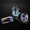 Butelki z wodą 1PC Nordic Rainbow Glass Cup Kreatywny ołów Bezpłatne whisky śniadanie mleczne herbatę sok do kawy biuro domowe picie 230520