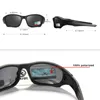 Solglasögon KDEAM Outdoor Sports Polarised Men Curve Cutting Frame Stressresistent Lens Shield Sun Glasse KD0623 230519
