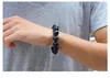 Bangle 100% Natural 6mm 8mm 10mm 12mm 6A Grad Blue Tiger Eyes Pärlor Armband Men Energy Stone Braslet for Man Handgjorda Casual smycken