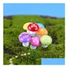 Decorazioni da Giardino 7 Colori 2Cm 3Cm Fata Schiuma Fungo Colorf Piante Artificiali in Miniatura Gnomo Simpatico Fungo Goccia Consegna Casa P Dhgil