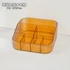 Storage Boxes Transparent Box Cosmetic Organizer Desktop Home Senior Sense Acrylic Skin Care Products Dressing Table Shelf Rack Ins