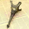 Articles de nouveauté 25CM Bronze Tone Paris Tour Eiffel Figurine Statue Vintage Alliage Modèle G230520