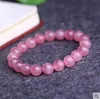 Bangles Genuine Natural Rose Quartz Pink Bracelet Madagascar Stretch Best Woman 7mm 8mm 9mm Round Beads Crystal AAAAA Drop Shipping