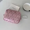 Custodie per cosmetici Custodie per cosmetici da donna Fashion Flower Make Up Storage Borsa da viaggio per cosmetici Summer Floral Small Fresh Female Clutch Handbag Wash Bags Borse da toilette