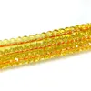 Perline di cristallo naturale giallo citrino 15 '' Rondelle Spacer Perline di quarzo allentate fai da te per la creazione di gioielli Perline Bracciale donna Collana regalo