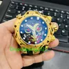 Lei invicta Joker Mens Quartz Wirstwatch 52mm Dial grande Dial Luminous Waterproof Relloj de Hombre para Dropshipping