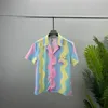 Mens Designer Shirt Summer Short Sleeve Casual Button Up Shirt Printed Bowling Shirt Beach Style Breattable T-Shirt Clothing #111