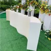 Wedding Decor Paper veelzijdige vouwen Display Stand Flower Dessert Show Table Platform Curve Guide Holder Party Scene Layout Party Event Decorations Supplies