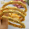 Bracciale Dubai Braccialetti color oro Gioielli da sposa africani etiopi Bracciale rigido arabo mediorientale per le donne Regali di nozze di moda