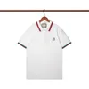 6 nowych mody London England Polos koszule męskie projektanci koszule polo High Street Haftowanie drukowania T-koszuli Summer Cotton Casual T-Shirts #1013