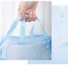 Sacs à cosmétiques étuis Pc sac cosmétique transparent sac de maquillage clair pour femmes fille fermeture éclair étanche étui de beauté voyage trousses de toilette sac à main