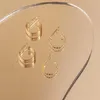Huggie 14K Gold Filled Small Chunky Triple Hoop Earrings Hoop Post Earrings Minimalist Jewelry Tarnish Resist Hypoallergenic Earrings