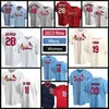 2023 Jersey Baseball Wear St Man 28 Nolan Arenado New 46 Paul Goldschmidt 3 Dylan Carlson Louis'18 Walker 23 Sullivan Willson Contreras Cardinals''helsley Gallegos