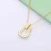 Necklaces Slovecabin 2019 Japan Popular Horseshoes Pendant Necklace 100% 925 Sterling Silver Women AAA Zircon Top Quality Men Jewelry