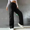 Women s Two Piece Pants Oversize Large Pockets Cargo Parachute Women Streetwear Vintage Hip Hop Wide Leg Joggers Baggy Sweatpants Techwear 230520