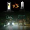 Ampoules de phares de voiture Led C6 12v, 2 pièces, H4/9003/hb2 72w 10000lm 6500k Ip65, étanche H4, Mini lampe frontale automatique Cob antibrouillard