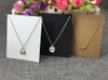 Boxes 10*8cm 200pcs/lot Kraft Cardboard Blank Jewelry Fashion Necklace Cards Kraft Paper Displays Card Accept Custom Moq:1000pcs