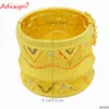 Bangles Adixyn Luxury Indian Bangle for Women Gold Color Cuff Armband Etiopiska arabiska bröllopsfest Brudgåvor N04284