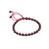 Anklets Exquisite 우아한 Garnet Anklet Ethnic Style Retro Beach Jewelry 2023 Super Fairy Red Rope Ocean Accessories