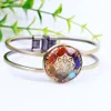 Armbanden Orgonite Armband Regenboog 7 Chakra Reiki Healing Bangle Orgone Energie Emf Bescherming Hars Sieraden Voor Vrouwen Mannen Geschenken