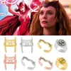 Ringar 20st gratis frakt Anime Bleach Ring Jojo Howl's Moving Castle Dr.Stone Jujutsu Kaisen Cosplay Ring Justerbar punk gotisk gåva