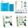 Other Earring Storage Rack Crystal Epoxy Resin Mold Earring Holder Jewelry Display Stand Silicone Mould DIY Casting Tools