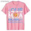 Men's T-Shirts Qu Mirs Bobo and Pa' All Funny Speech T-Shirt Que Mira Tee Men Clothing Short Sleeve Blouses Sportswear Graphic Outfits