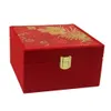 Display Tiara Box Scatola regalo di nozze Tiara Scatola portaoggetti per gingilli Portagioie in legno Organizzatore 18x18x10cm Espositore per imballaggi di gioielli