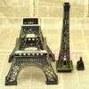 Novità Articoli 25CM Bronze Tone Paris Eiffel Tower Figurine Statue Modello in lega vintage G230520